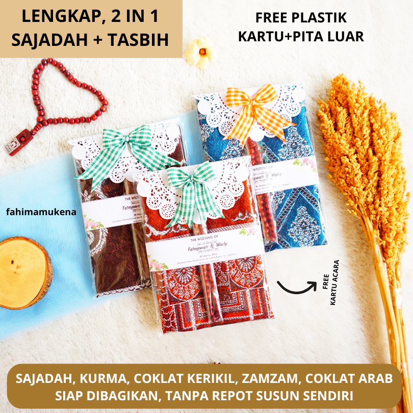 GROSIR SOUVENIR UMROH HAJI PERNIKAHAN PENGAJIAN AQIQAH TAHLIL 40HARI 100 HARI 1000 HARI ORANG MENING