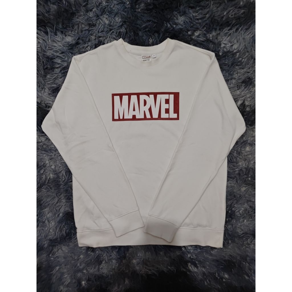 Marvel Second Crewneck White Putih
