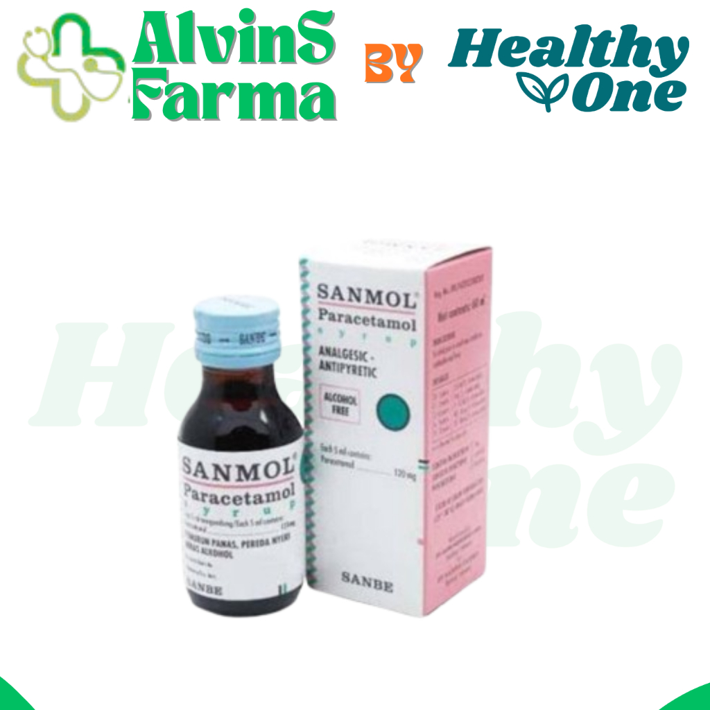 Sanmol Sirup 60 ml/Demam/Sakit Kepala/Nyeri sanmol sirup