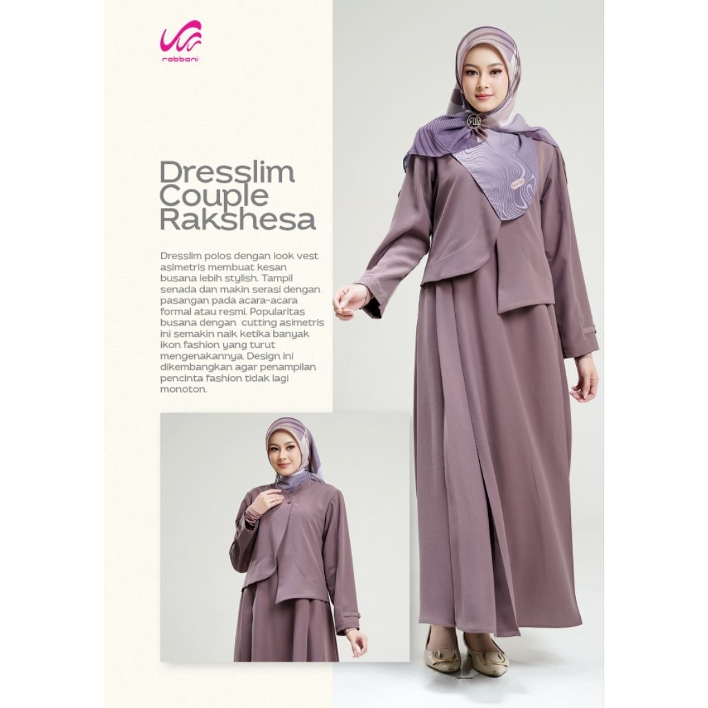 RABBANI 2026_ COUPLE DRESSLIM RABBANI RAKSHESA / GAMIS RABBANI SARIMBIT
