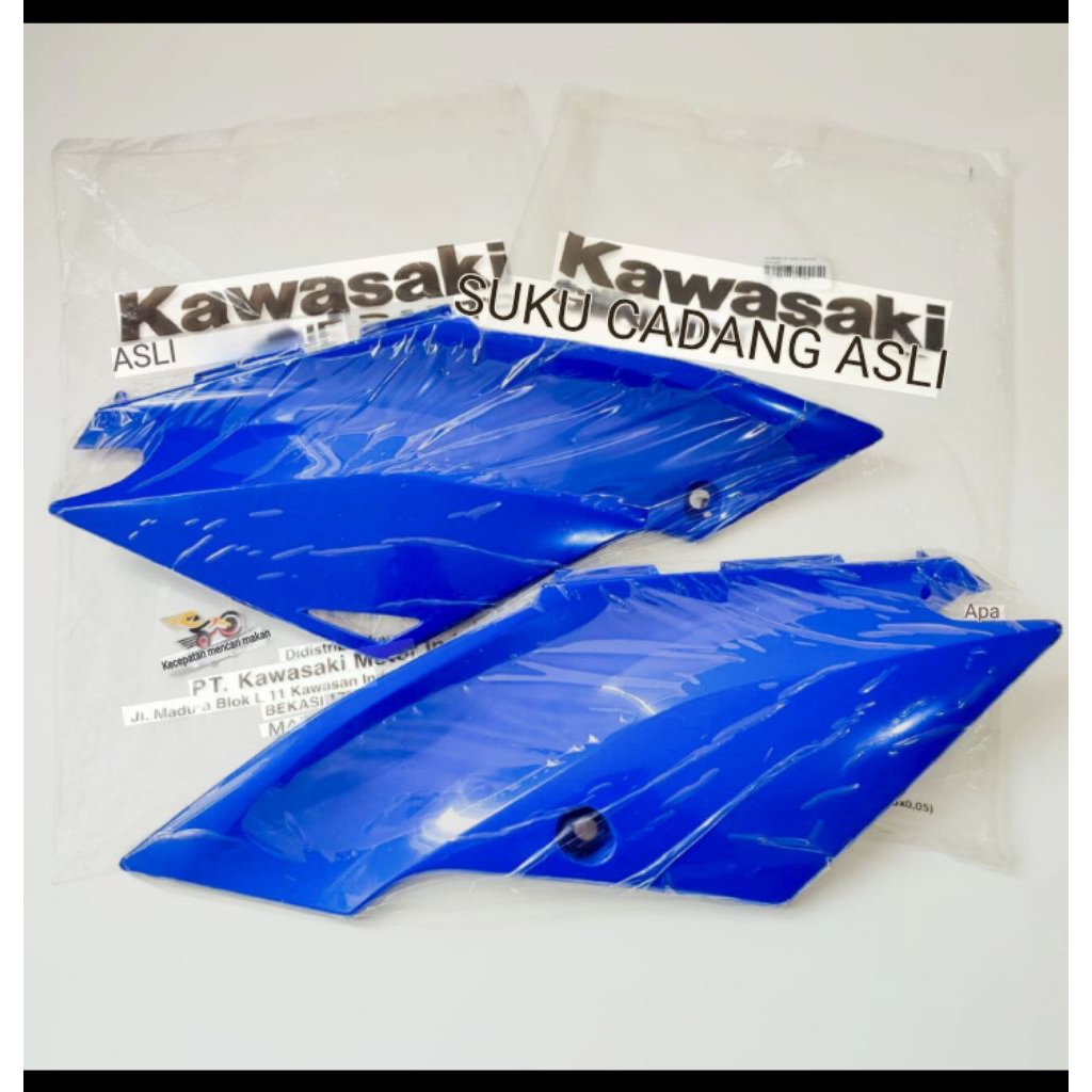 COVER BODI BODY BELAKANG SET KANAN KIRI KAWASAKI KLX BF KLX 150 BF ORIGINAL KAWASAKI