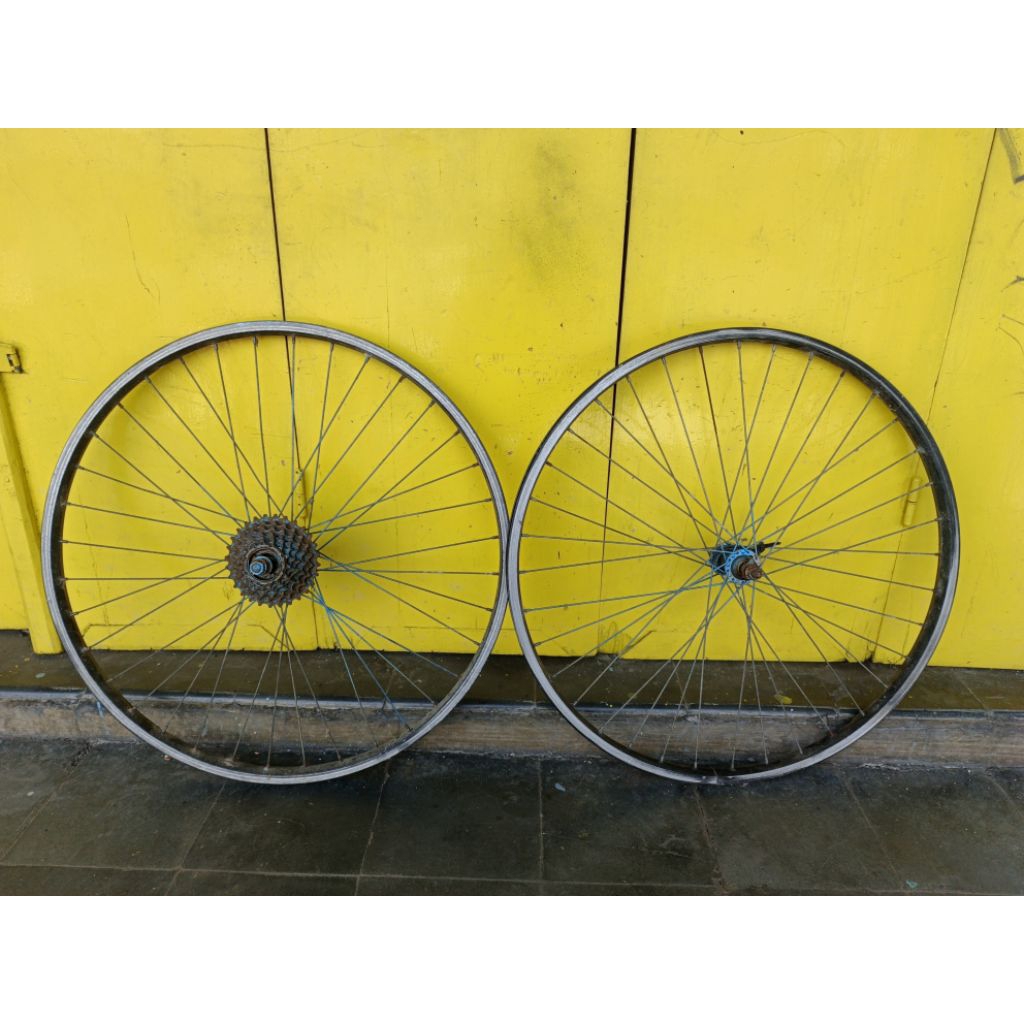 velk sepeda mtb 26 alloy second layak pakai