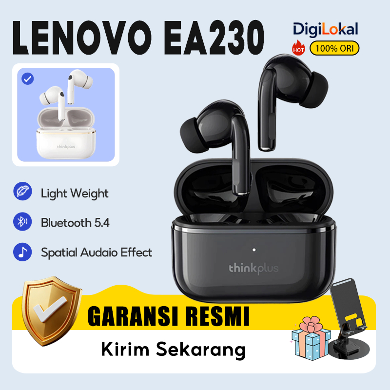 Lenovo  Thinkplus EA230 True Wireless Bluetooth Mini Earbuds Earphone TWS Ambient Sound Stereo