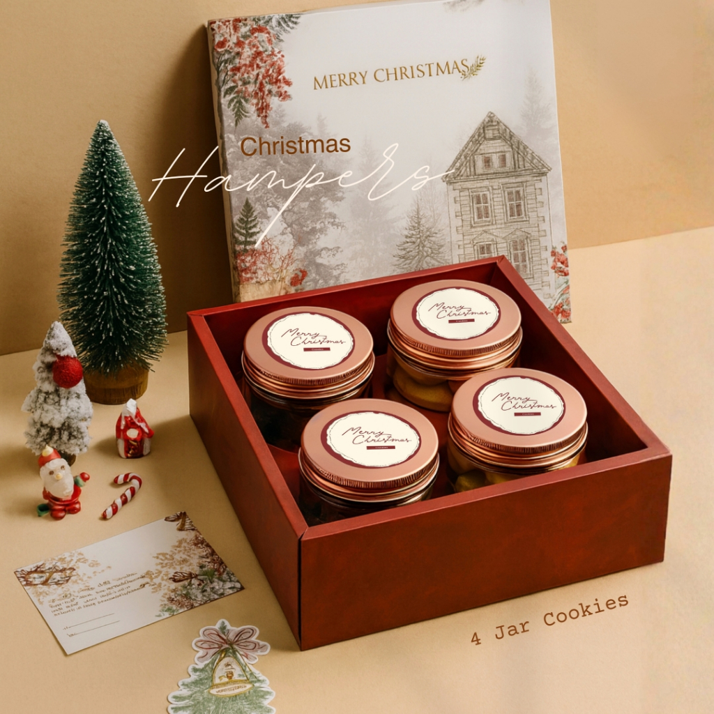 Classic Joy Christmas Hampers | Natal 2026 | Hadiah Cantik | Hampers Makassar | Kue Lebaran | Nastar