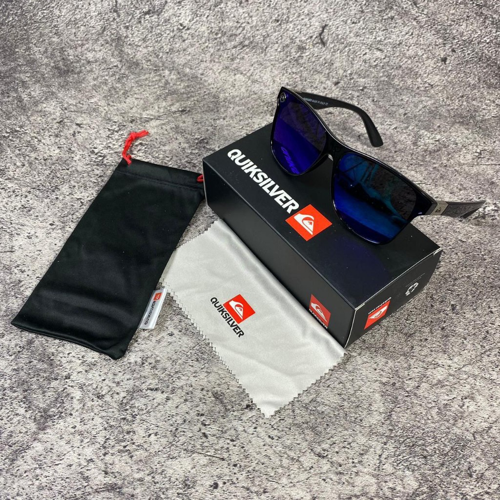 Quiksilver Kacamata Glasses Pantai Polarized / Photochromic Anti Silau / Radiasi Fullset Premium