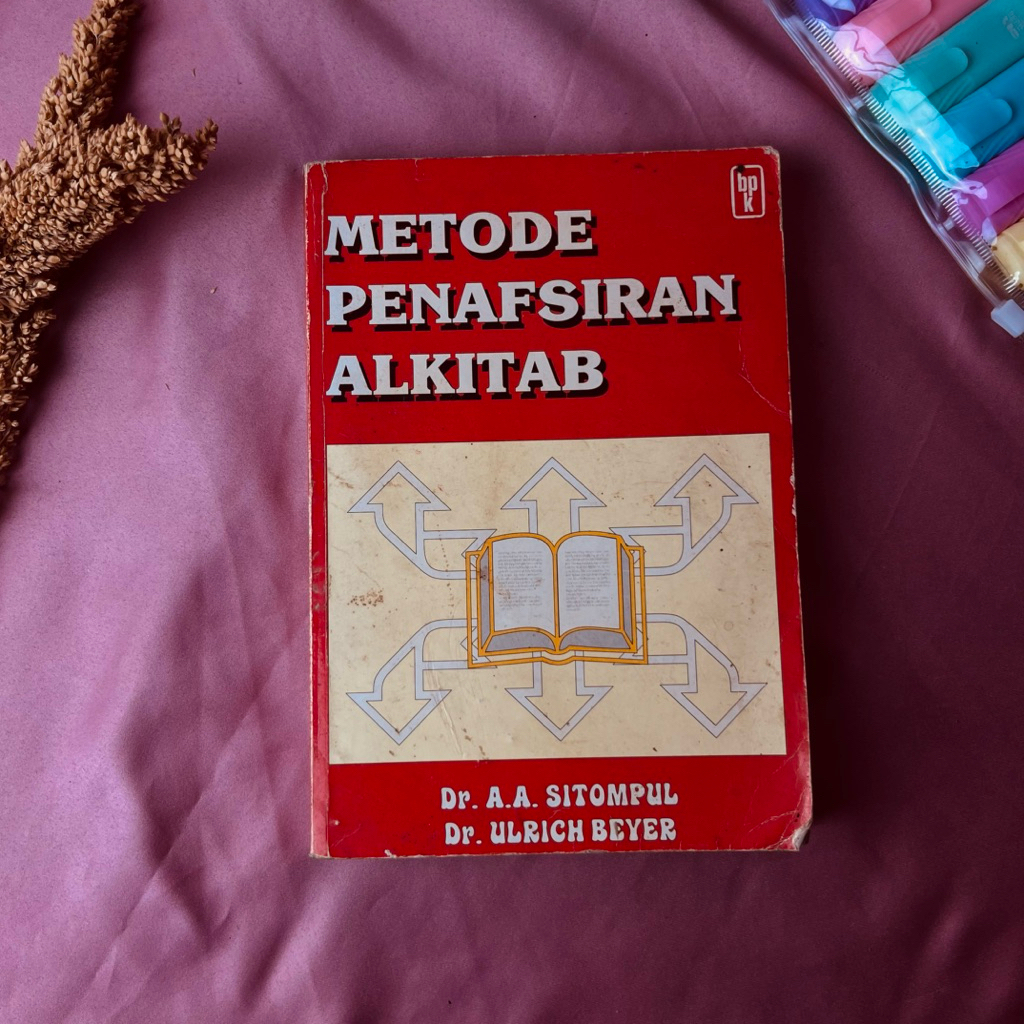Buku Metode Penafsiran Alkitab Dr AA Sitompul
