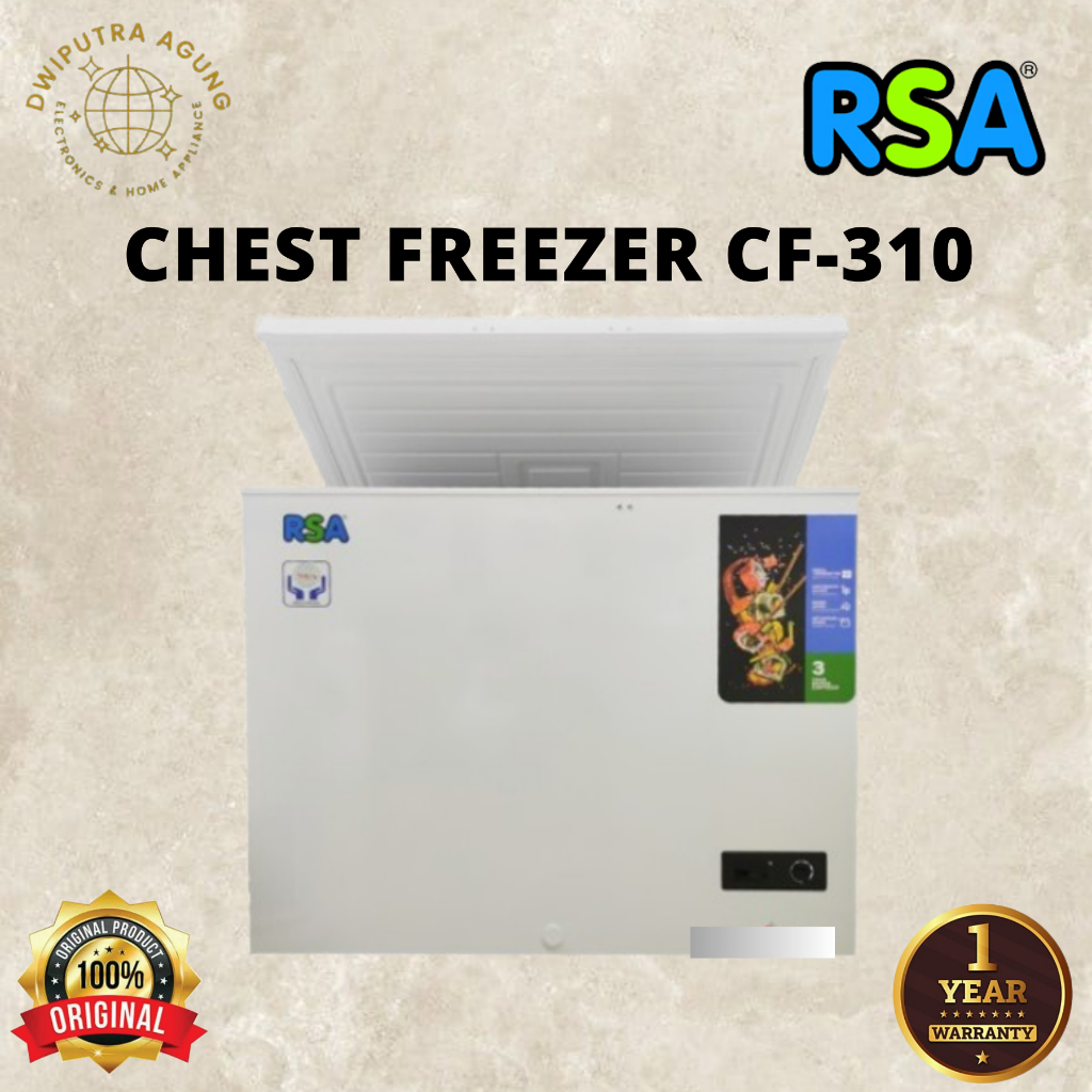 CHEST FREEZER RSA CF-310 / CF 310 FREEZER BOX