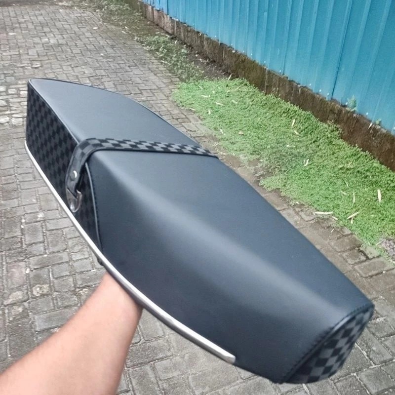 Jok C70 Motiv Catur + Amplas kasar Busa Anti Gembos - JOK C70 ANTI GEMBOS