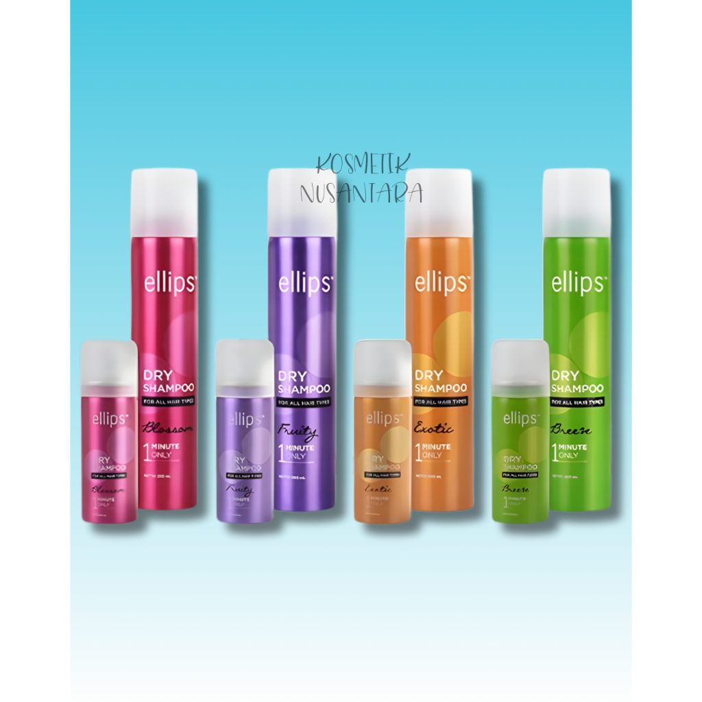 ELLIPS Dry Shampoo Sampo Kering All Series 50ml / 200ml / Ellips Shampo Tanpa Bilas / Dry Shampoo