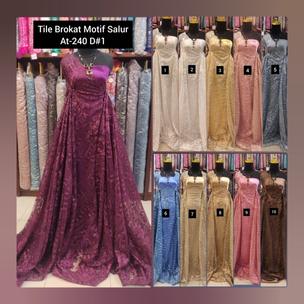 Tile Brokat Motif Salur (AT 240/25) (AT 124/25)D#1