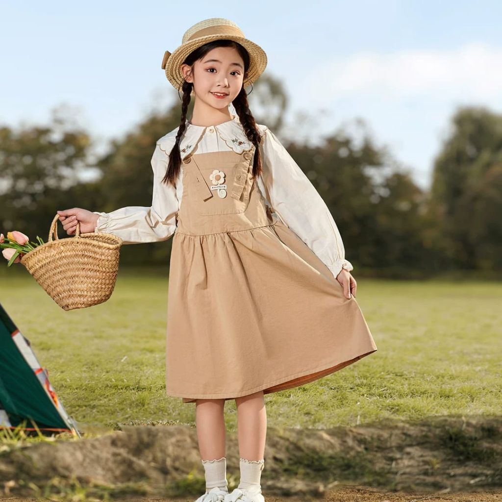 (COD) 4-8 Tahun Dress Anak Import// Baju anak Perempuan/ Kado Ulang Tahun