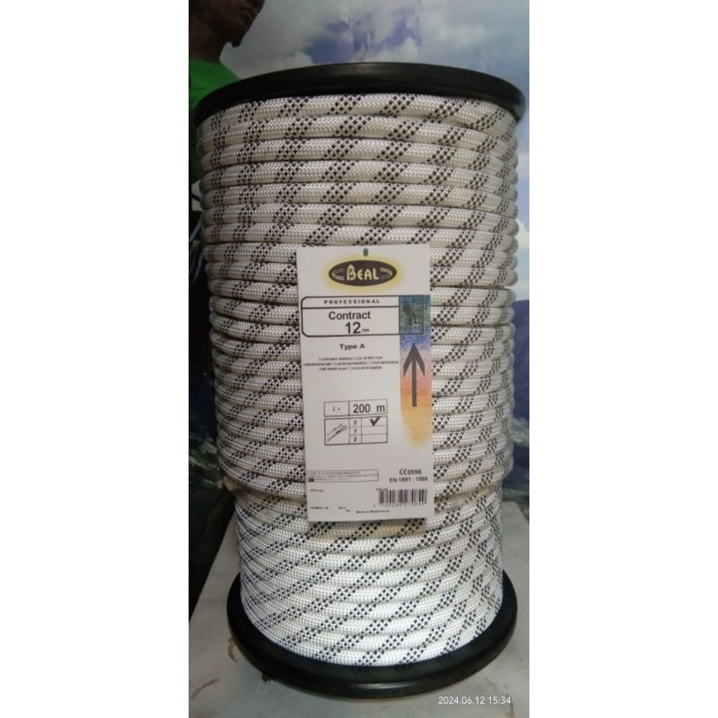 tali karmantel statis 12mm x 200m murah/Tali karmantel original