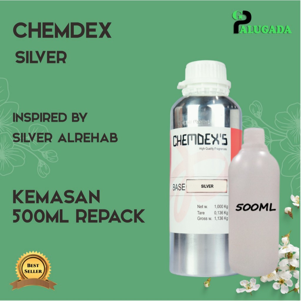 bibit parfum murni SILVER CHEMDEX'S 500ML