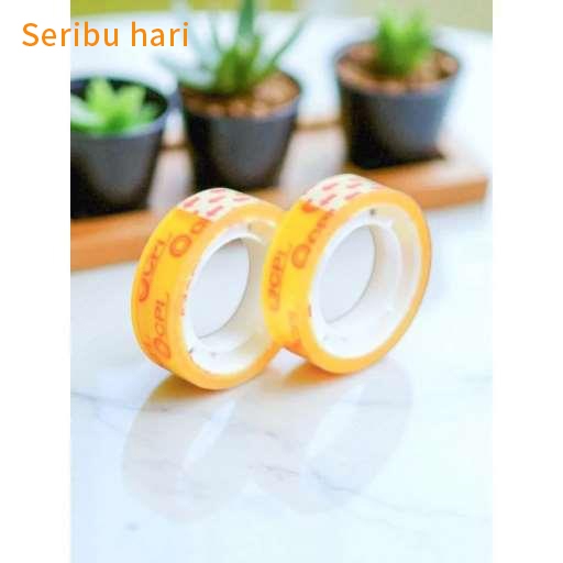 Isolasi selotip / solasi Nachi DAN supreme bening tebal 12x25y 12pcs