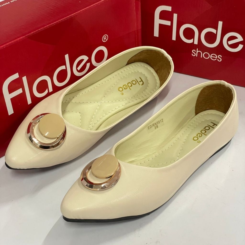 Flatshoes wanita Terbaru fladeo Q012 Grade ORI Berkualitas
