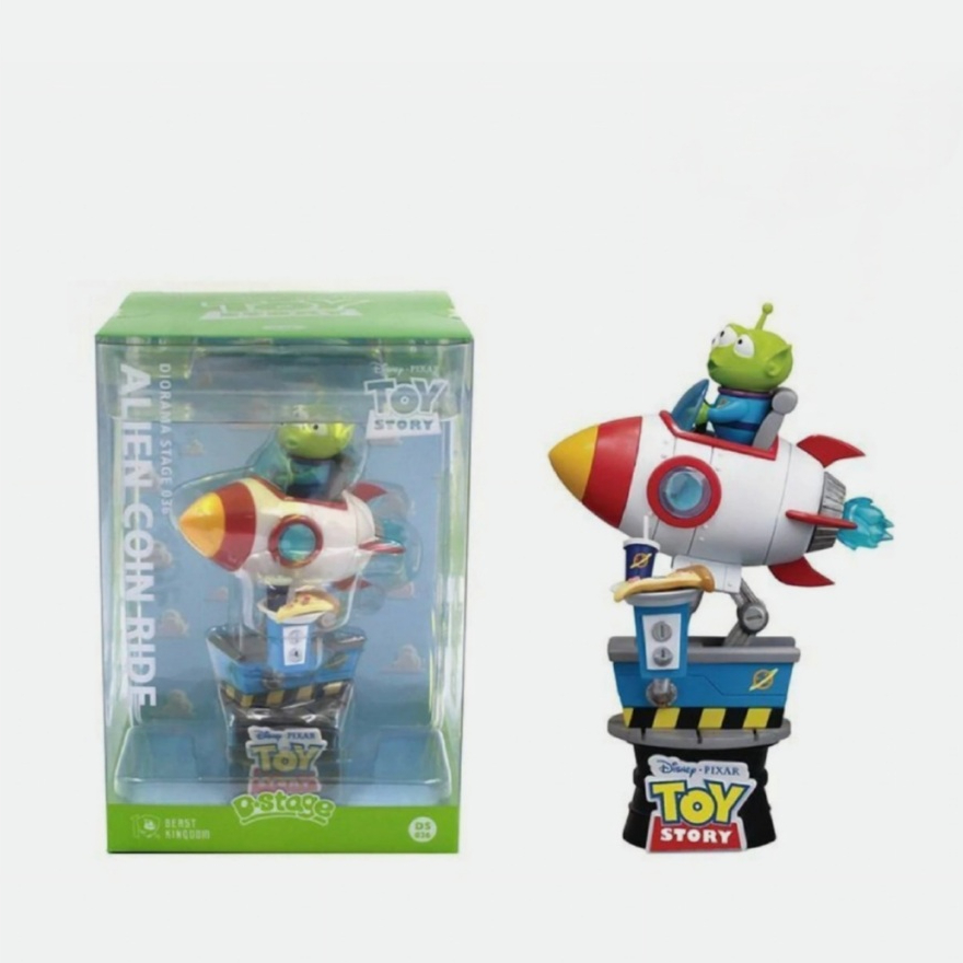 Diorama Best Kingdom Stage 036 Disney Pixar Toy Story Alien Coin Ride Original Figure