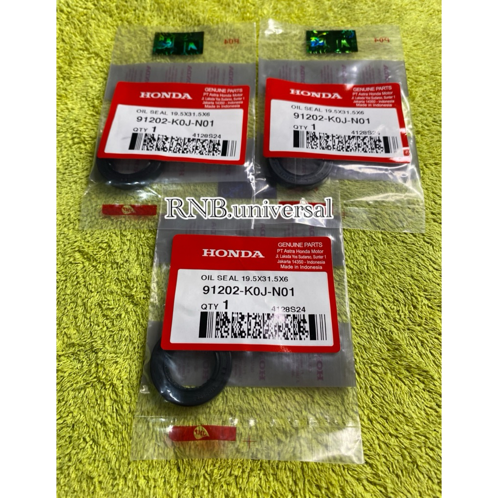 SEAL KRUG AS / SIL KRUK AS ORI / OIL SEAL (91202 K0J N01) GENIO - BEAT STREET K1A 2020 - SCOOPY F1 K