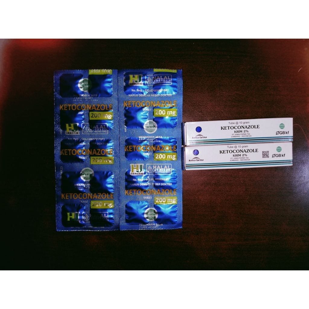 Ketoconazole tablet dan Krim 10g