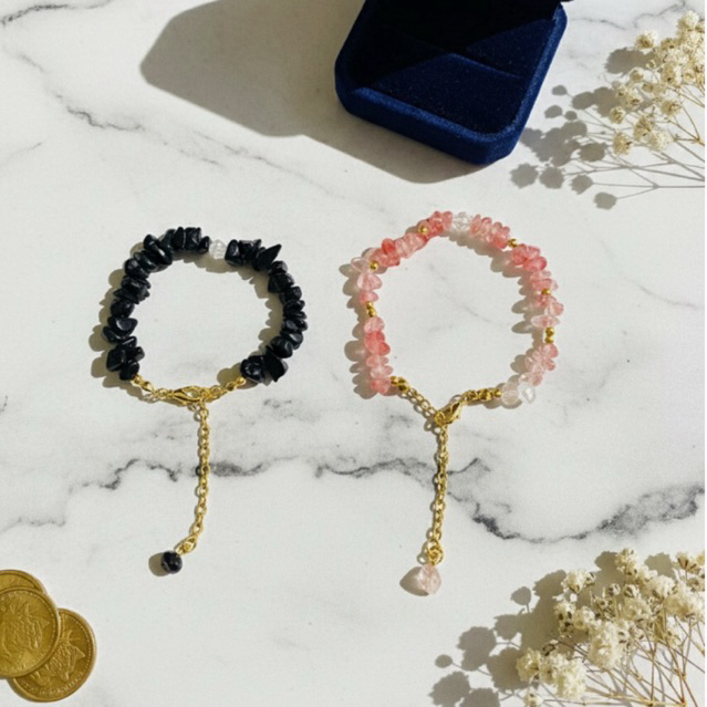 Bracelets kristal batu alam/ gelang wanita batu alam kristal asli