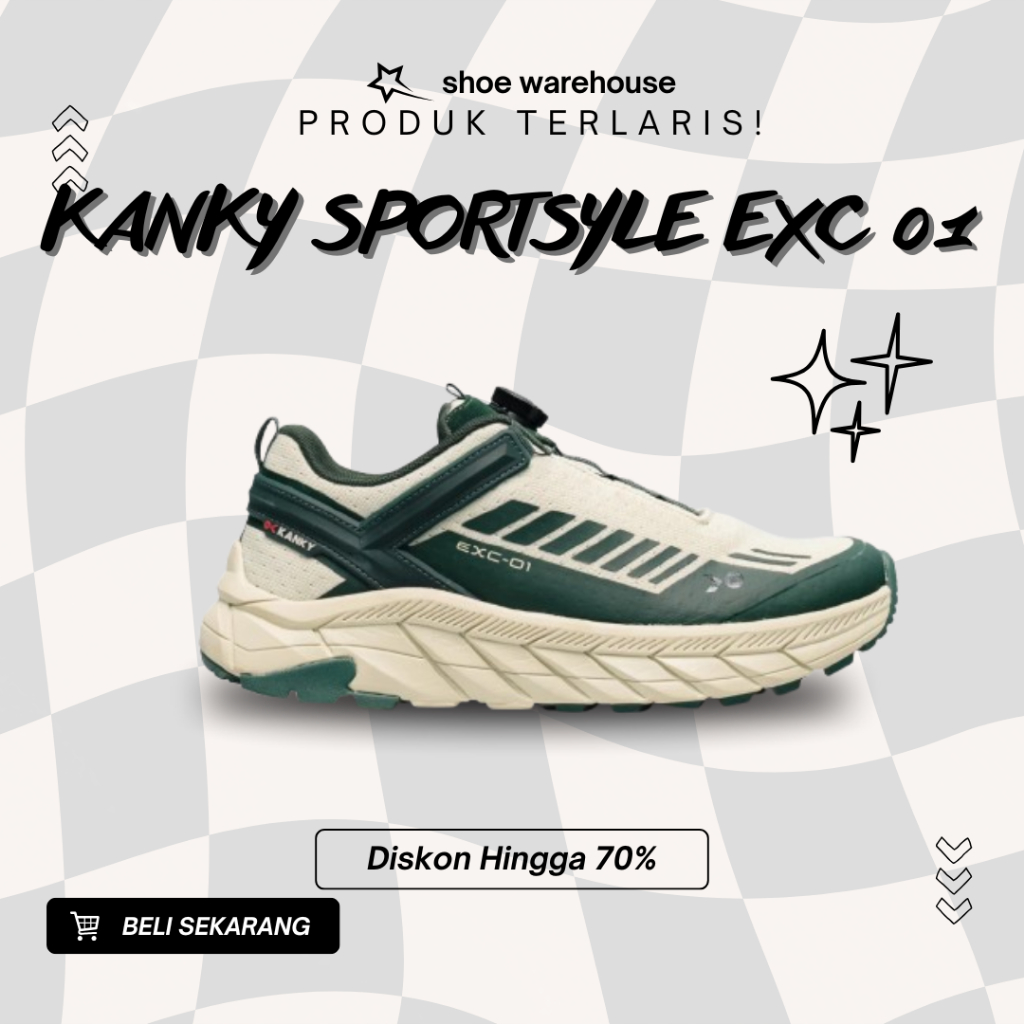 Kanky Sportsyle EXC 01 - Sepatu Sport Casual Sport Style Pria Dewasa - Kanky Sportstyle