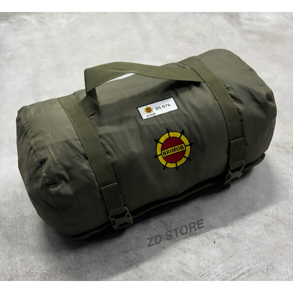 Sleeping Bag Hijau Jatah BRIMOB 2025/Sleeping Bag POLRI/Tampat Tidur Kepompong