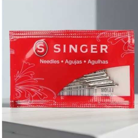 Jarum Mesin Jahit Singer Ukuran 9-21 isi 10m pcs/ Jarum mesin jahit merk singer per bungkus mesin ja