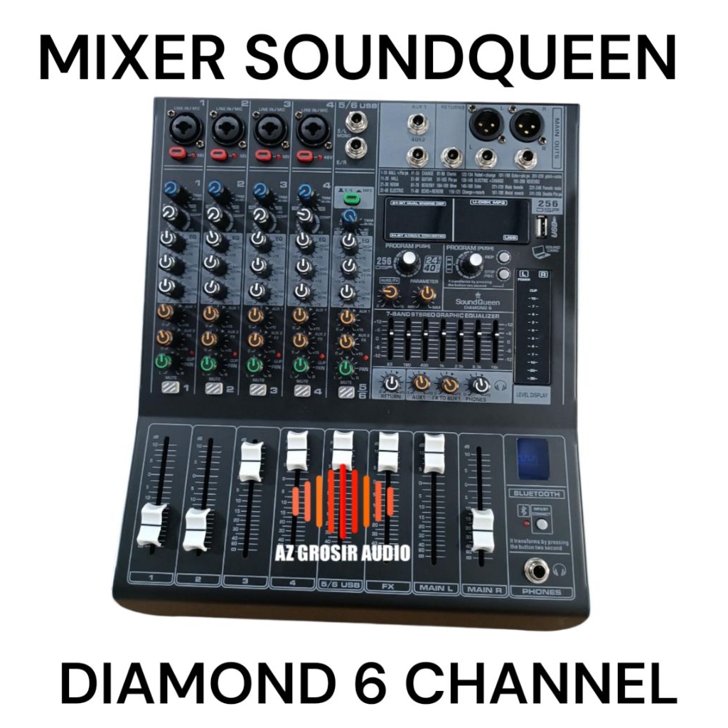 Mixer soundqueen diamond 6 Chanel mixer soundqueen 6 chanel