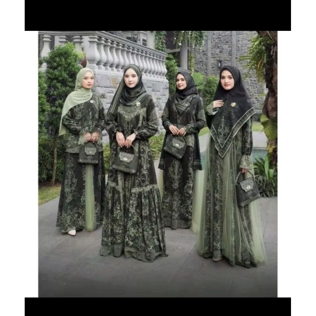 Lelangan COVERME Segi 4 Printing Asmara Loka Panna Sage