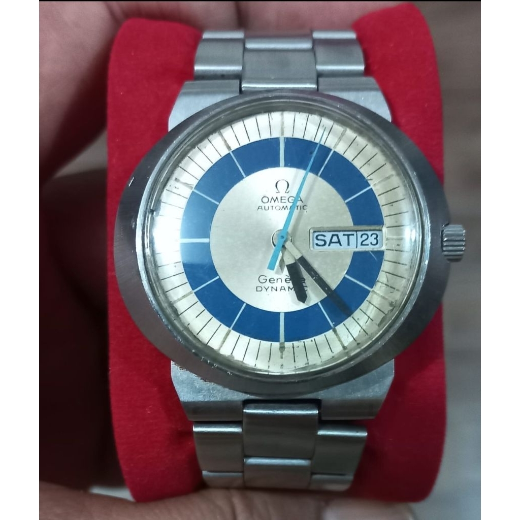 Jam Tangan Omega Geneve Dynamic Daydate Vintage Automatic