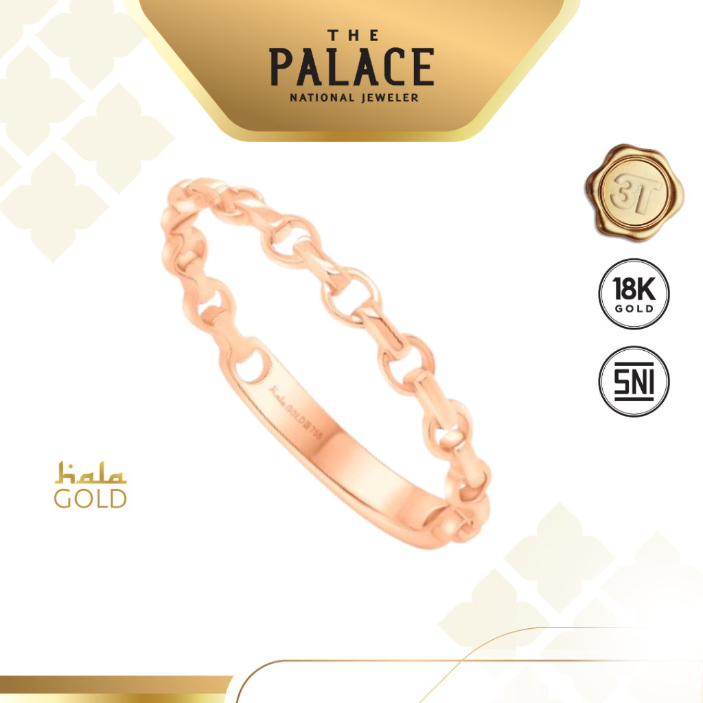 Hala Gold Kait A Ring / cincin wanita