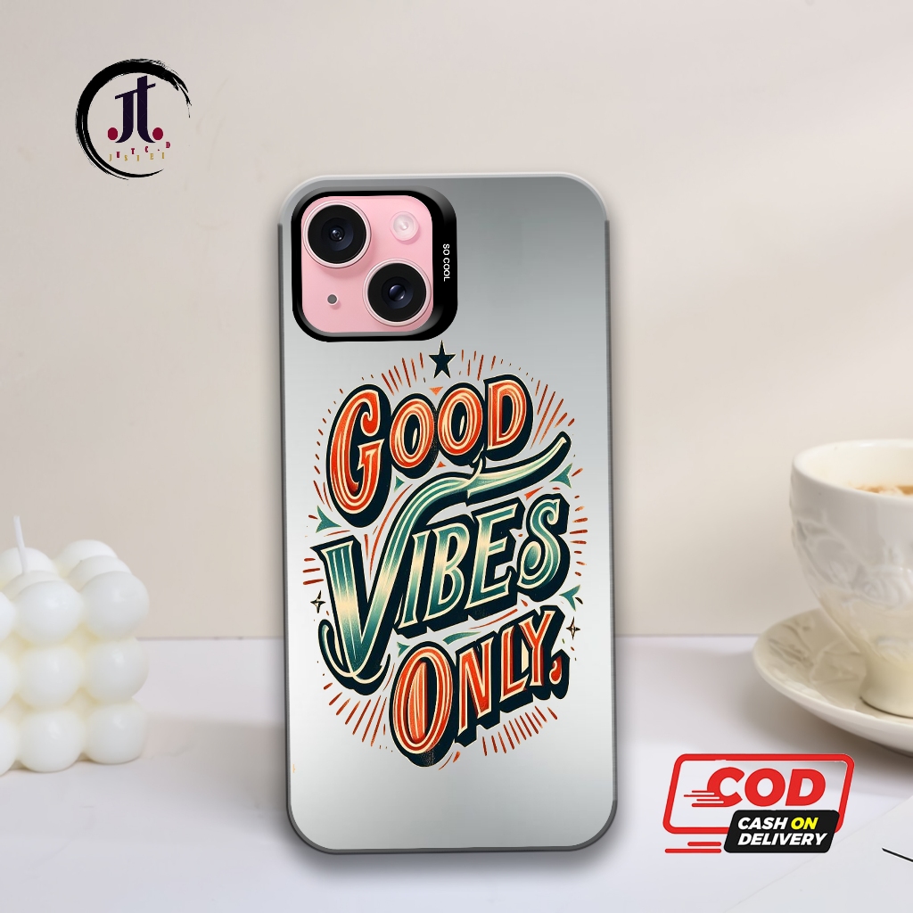 Justyce.id Softcase Casing IMD Black Ready For Hp REALME C20 / C11 2021  - Case HP Silicone Hologram