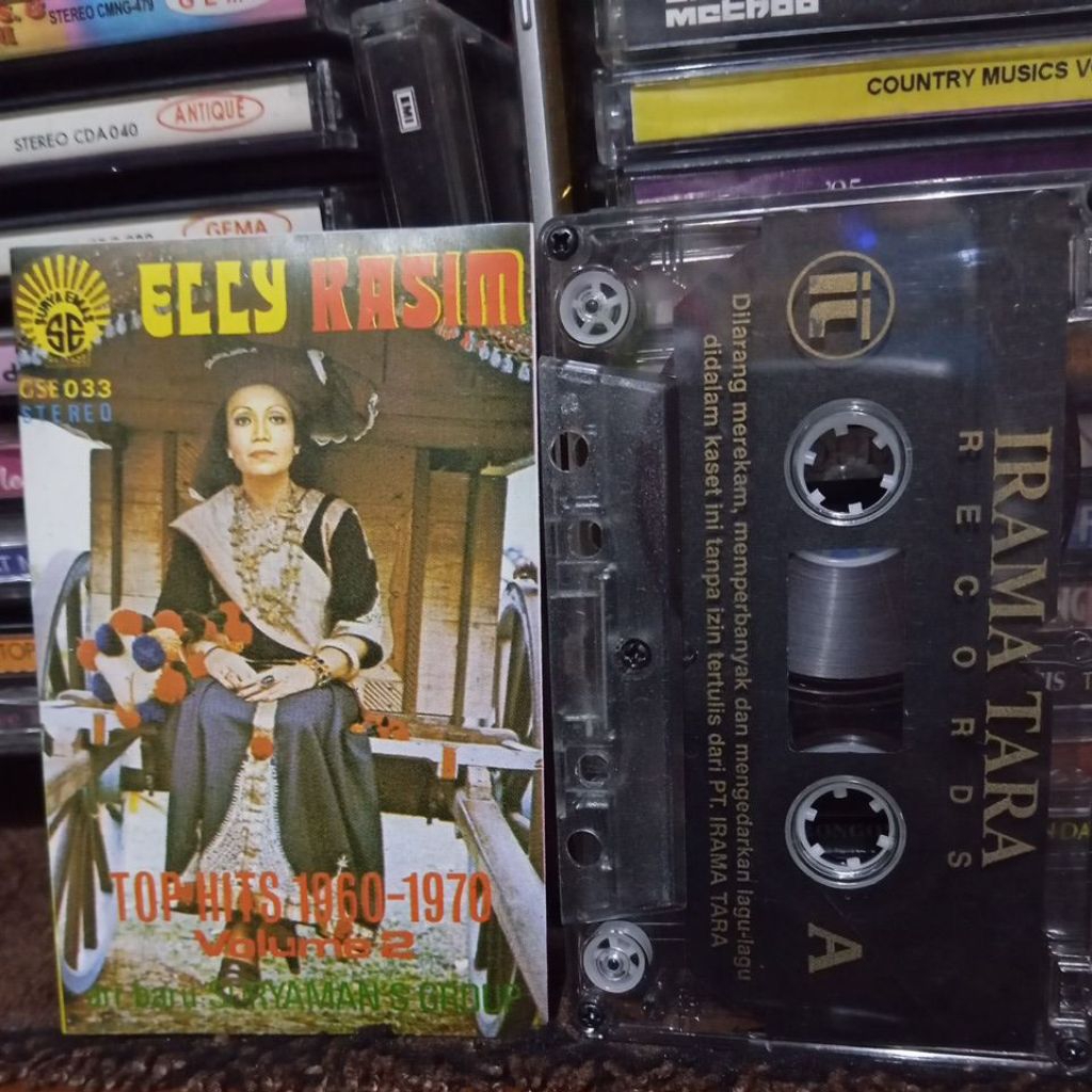 kaset pita Elly kasim top hits 1960-1970 volume 2