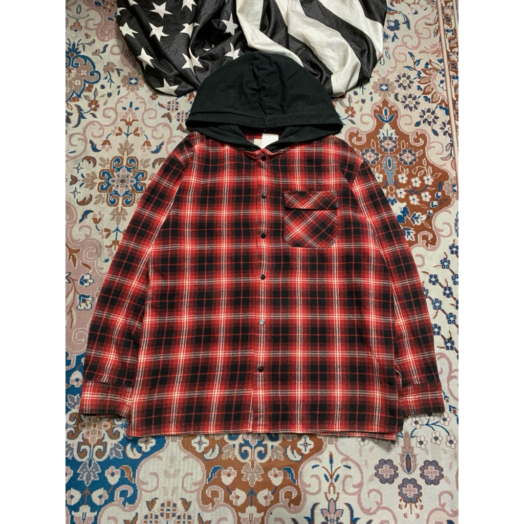 FLANEL HOODIE TBJ NEARBY