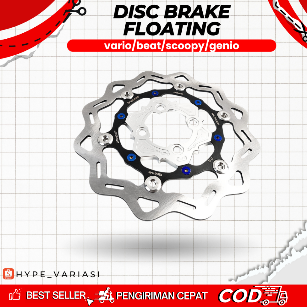 Cakram Galfer 260mm Vietnam Disc galfer 260mm Beat Vario Scoopy Mio Disc piringan cakram galfer 260