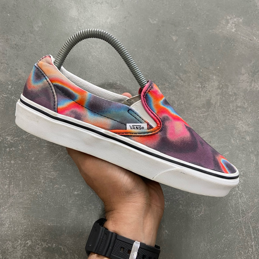 [Size 38] Vans Slip On Classic Dark Aura Multicolor Second Original