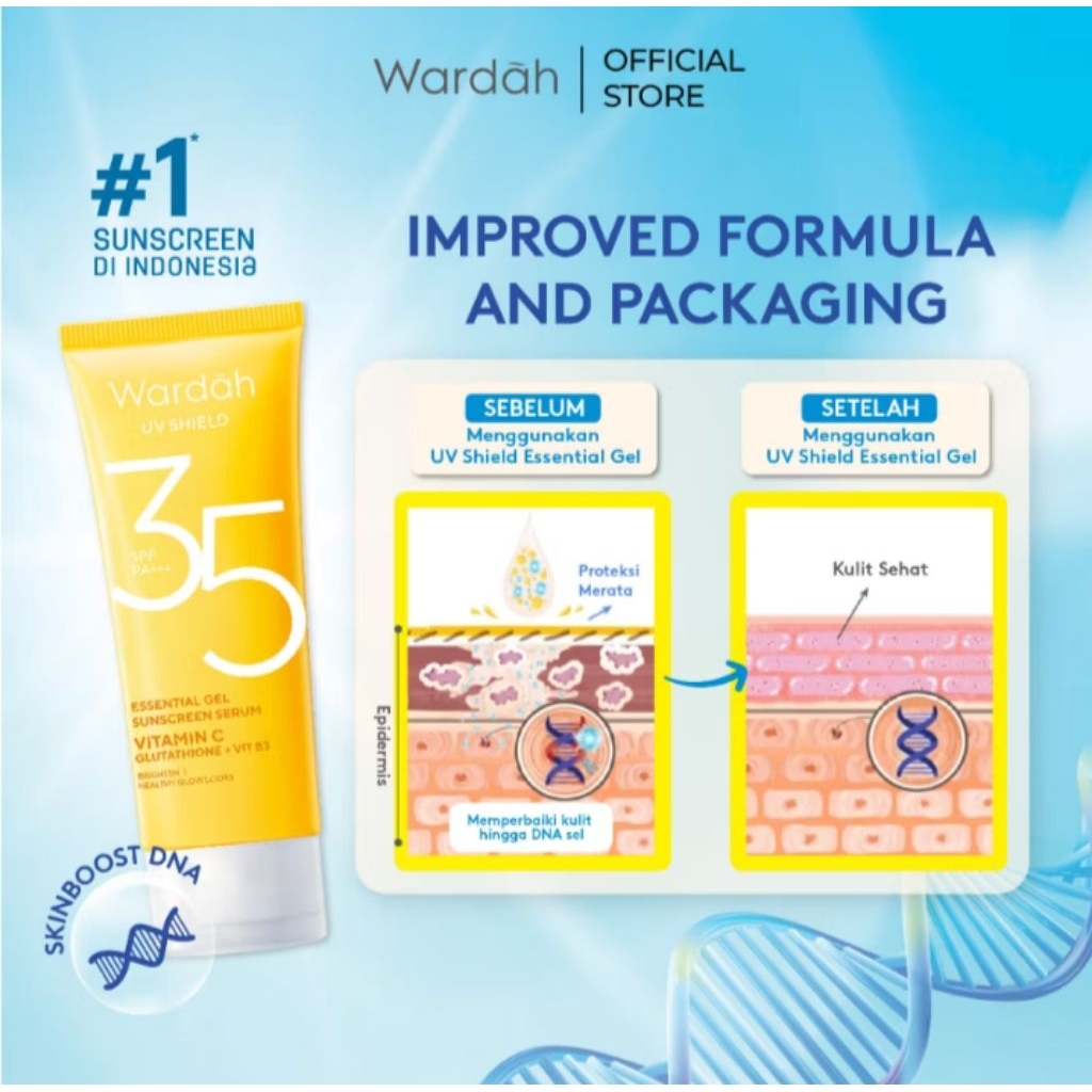SUNSCREEN WARDAH UV | SUNSCREEN KUNING
