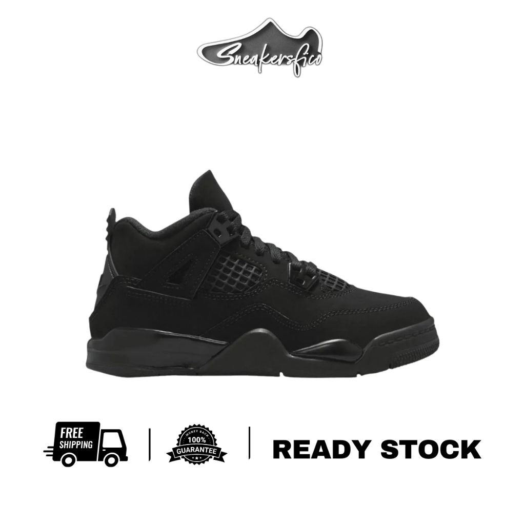 Air Jordan 4 Retro Black Cat Preschool