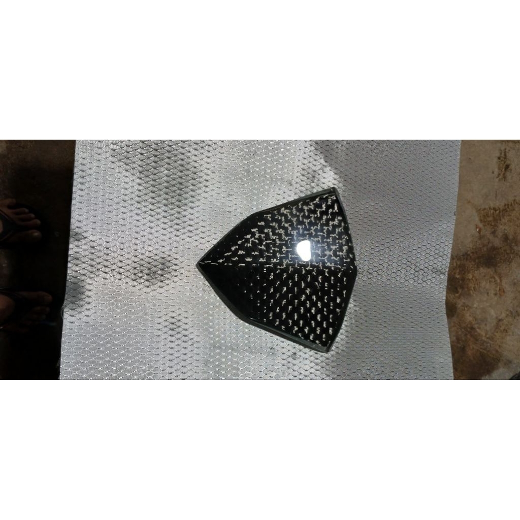 visor vario 125/150 led old carbon kevlar