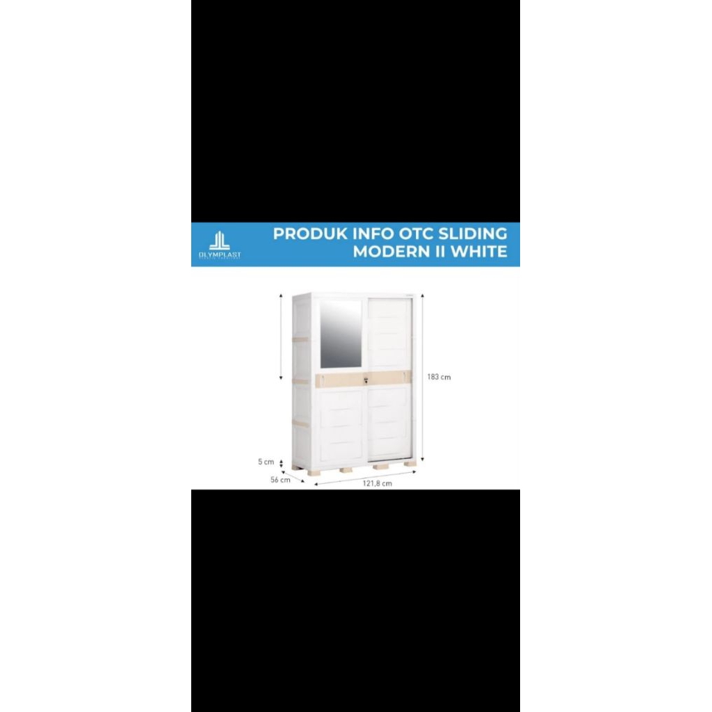 otc sliding 2 pintu produk olymplast