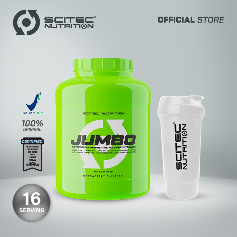 Scitec Nutrition - Jumbo Protein Gainer 3520gr optimum Weight.