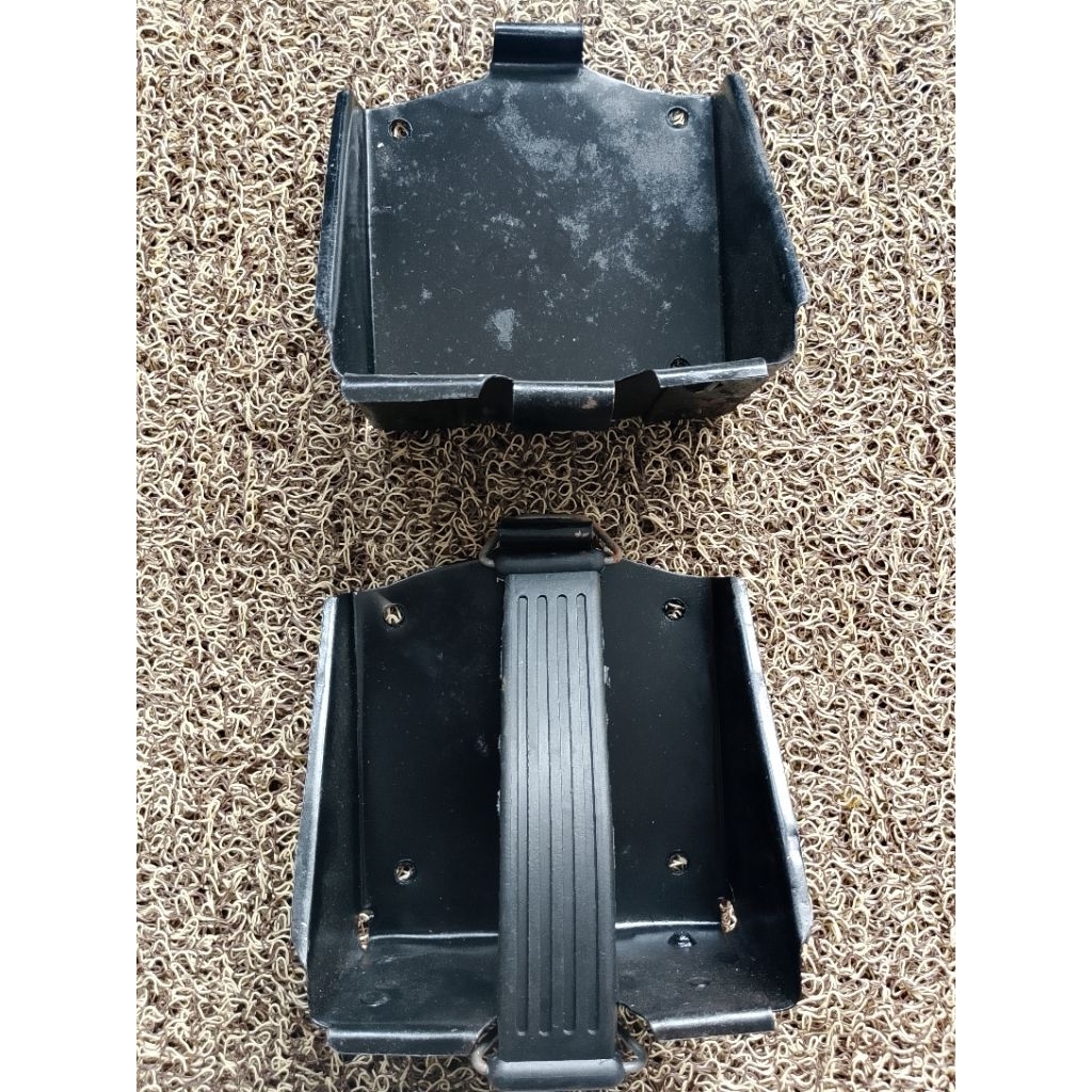 plat dudukan tatakan aki kecil standar set tali aki untuk vespa super Sprint vbb upgrade aki beat RX