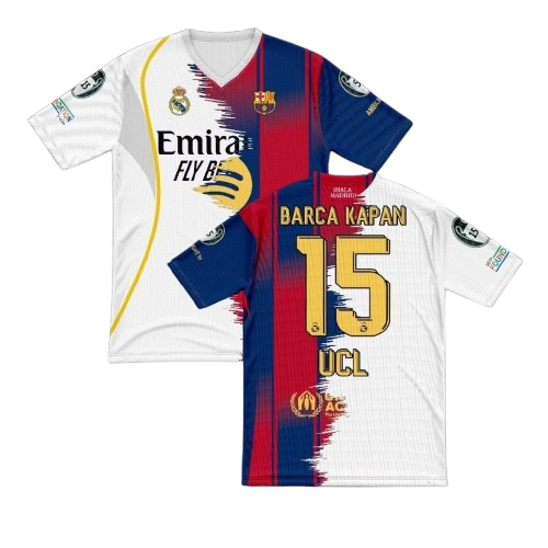 JERSEY MADRIDISTA REAL MADRID BARCA KAPAN 15 UCL
