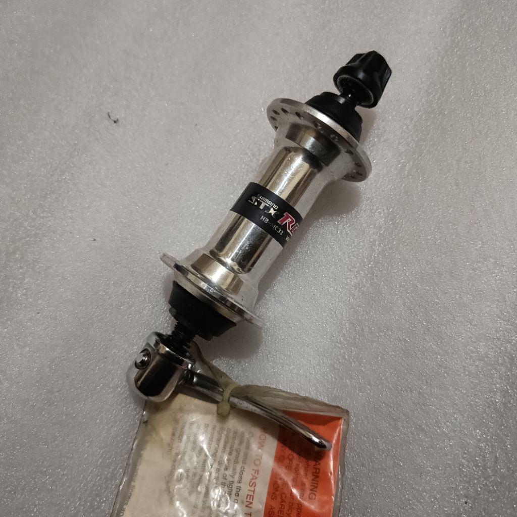 HUB DEPAN SHIMANO STX RC HB MC 33 JAPAN NOS 32 HOLE ALLOY MATERIAL
