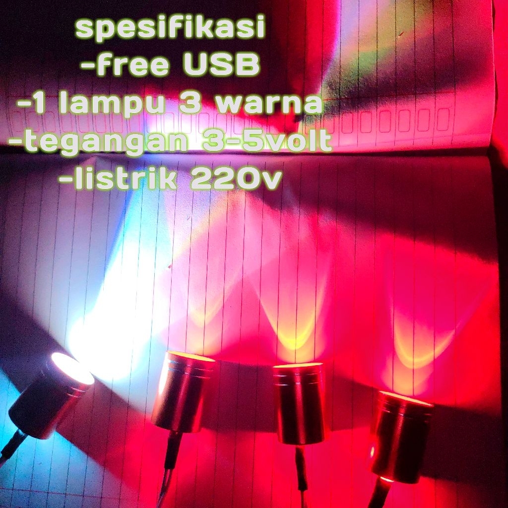 Lampu led sound miniatur/lighting mini lengkap USB (harga perbiji)