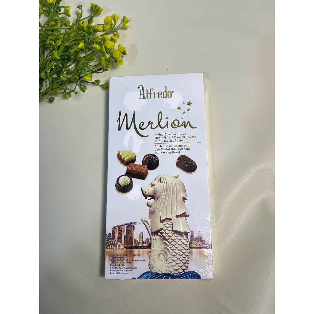 Coklat Alfredo Merlion with Hazelnut Paste 80gr