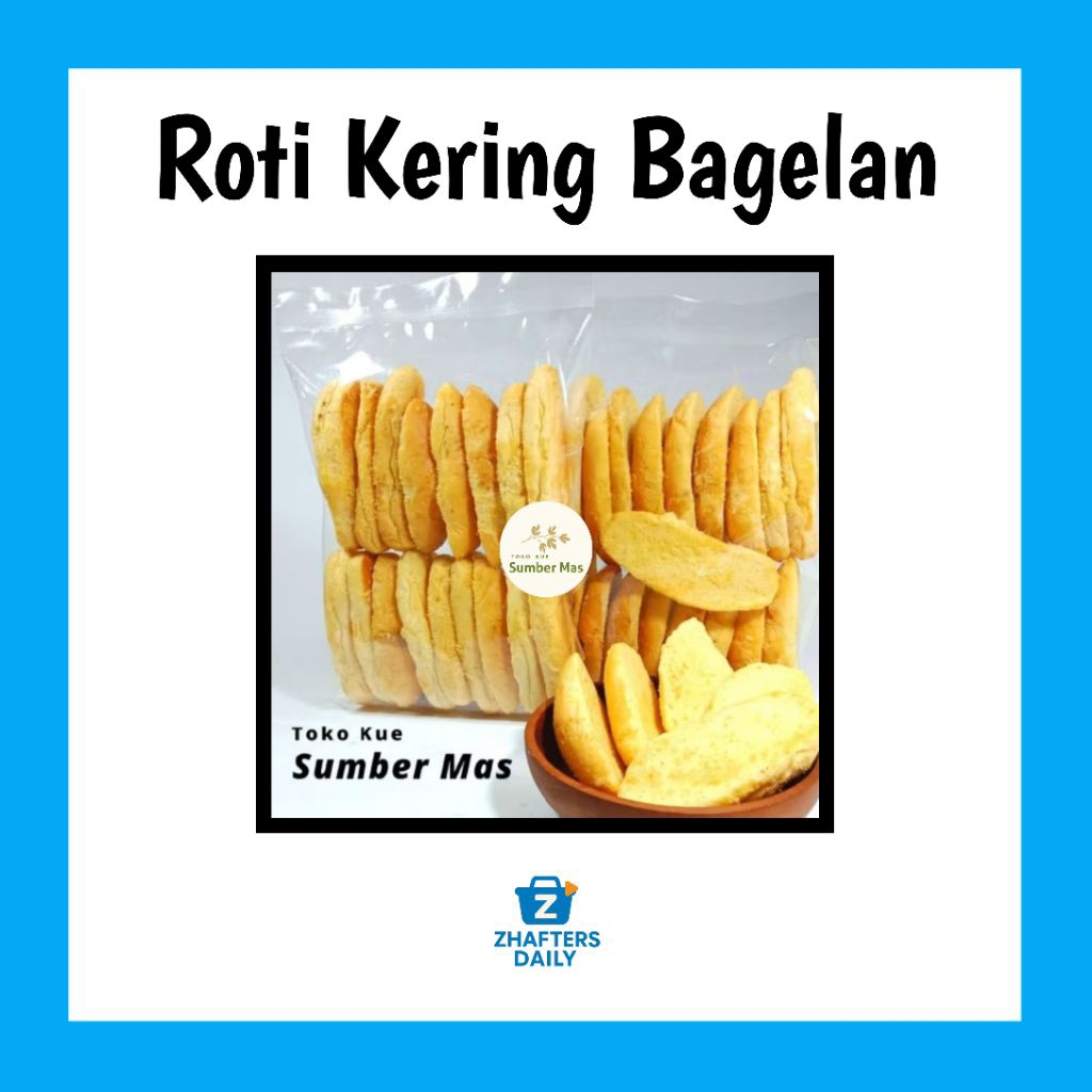 BAGELAN 250gr / BAGELEN / BAGELAN JIREH / BAGELAN RUMBUTTER / ROTI KERING