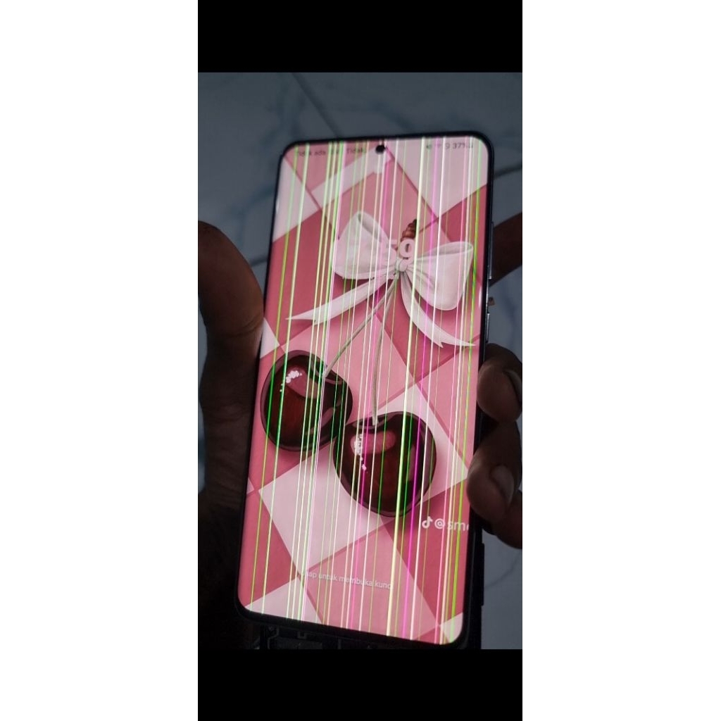 lcd copotan s20 ultra minus garis banyak