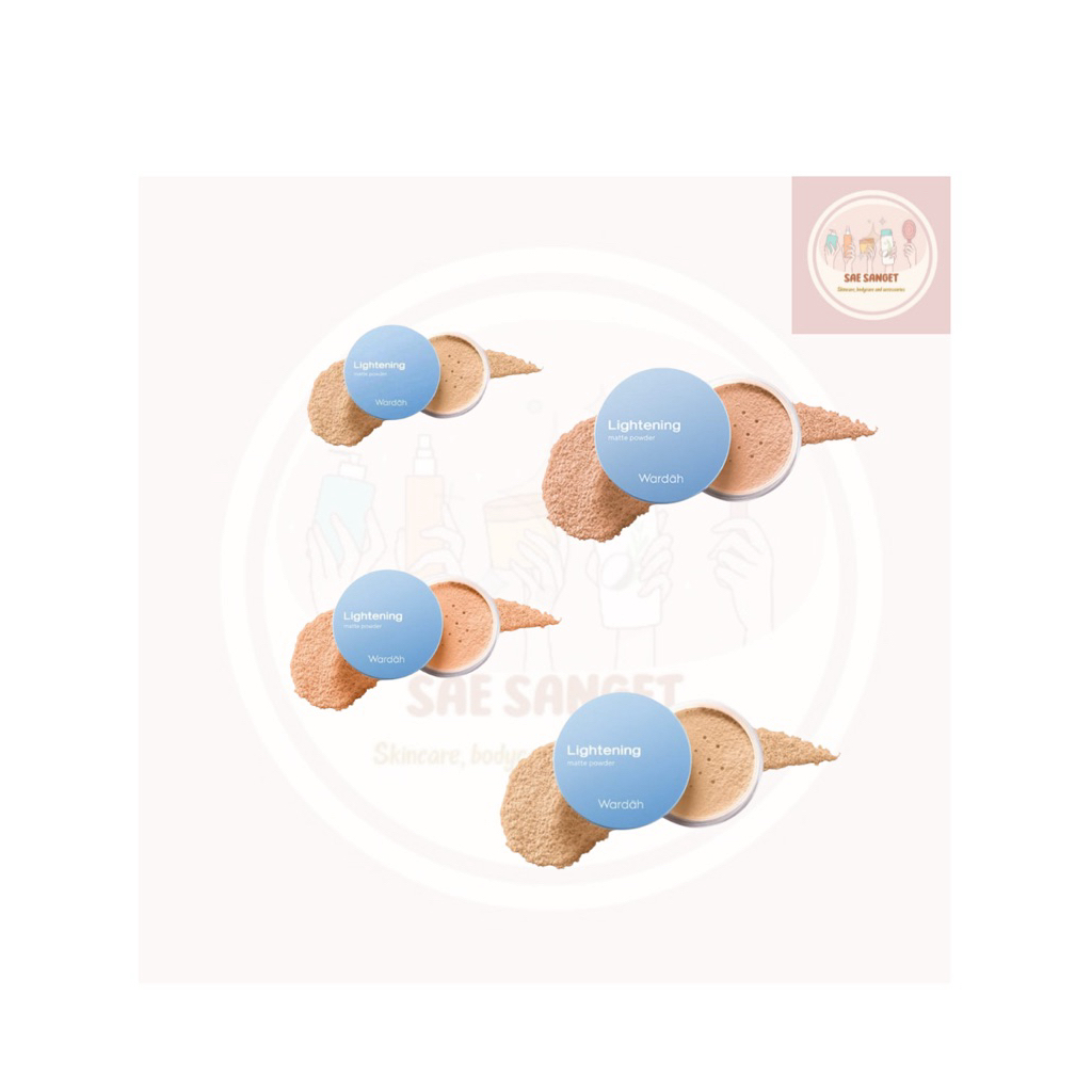 Wardah Lightening Matte Powder / Wardah Lightening Bedak Tabur Matte / Wardah Lightening Bedak Tabur