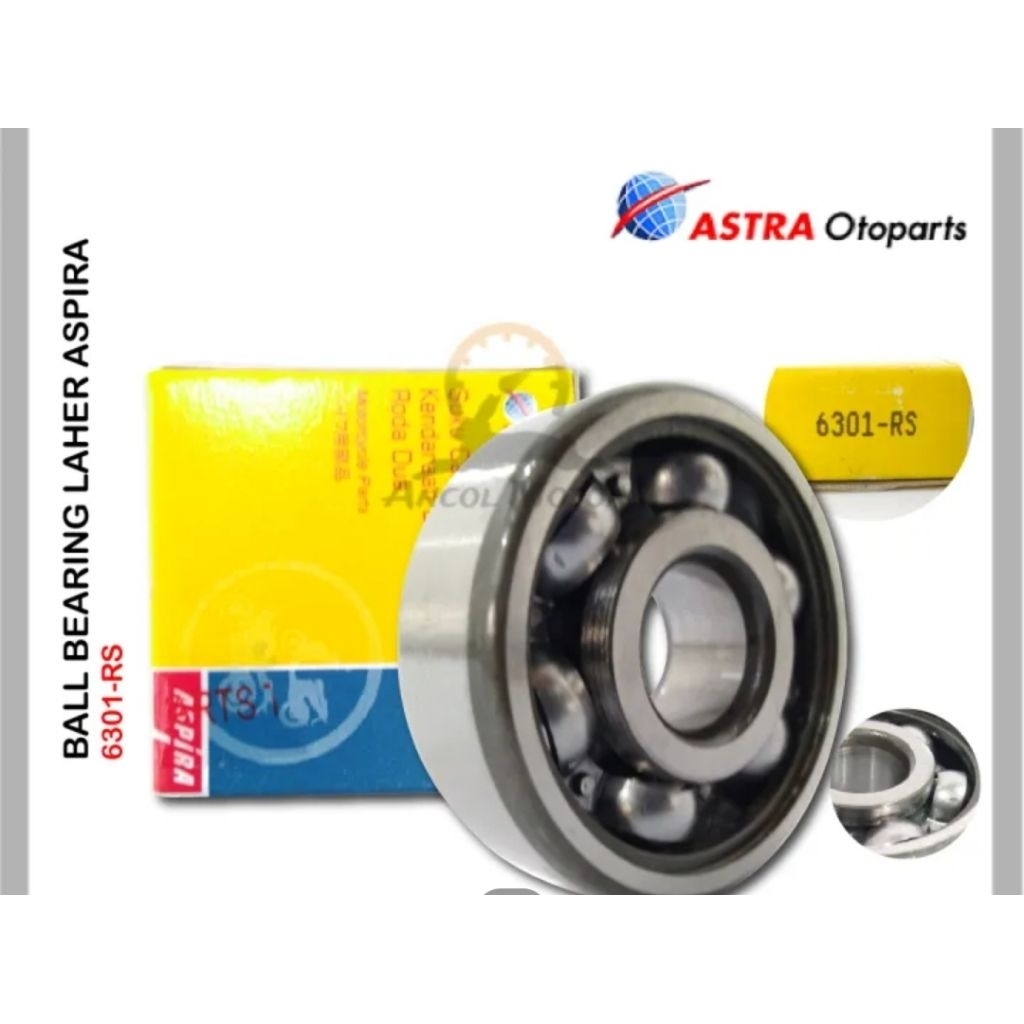 BEARING RODA ASPIRA (SKF) 6301 RS