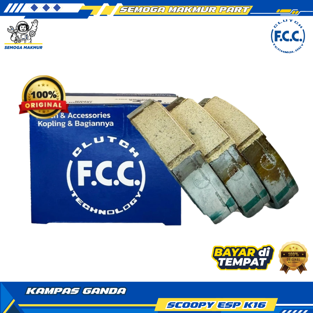 KAMPAS GANDA SCOOPY ESP BEAT ESP (K16) Original FCC 100%